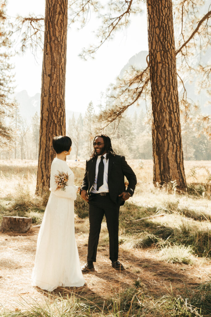 Yosemite Valley Wedding- first look